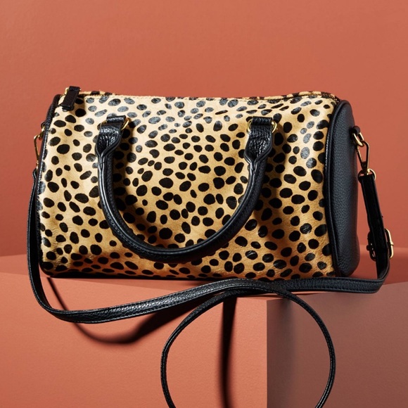 Anthropologie Evie Cheetah Tote Bag - Picture 1 of 4